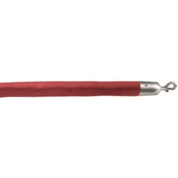 Lavi Industries 4'L Wine Vinyl Rope With Satin S/S Hooks, Lavi Industries, Mfr#: 44-930160/4WN